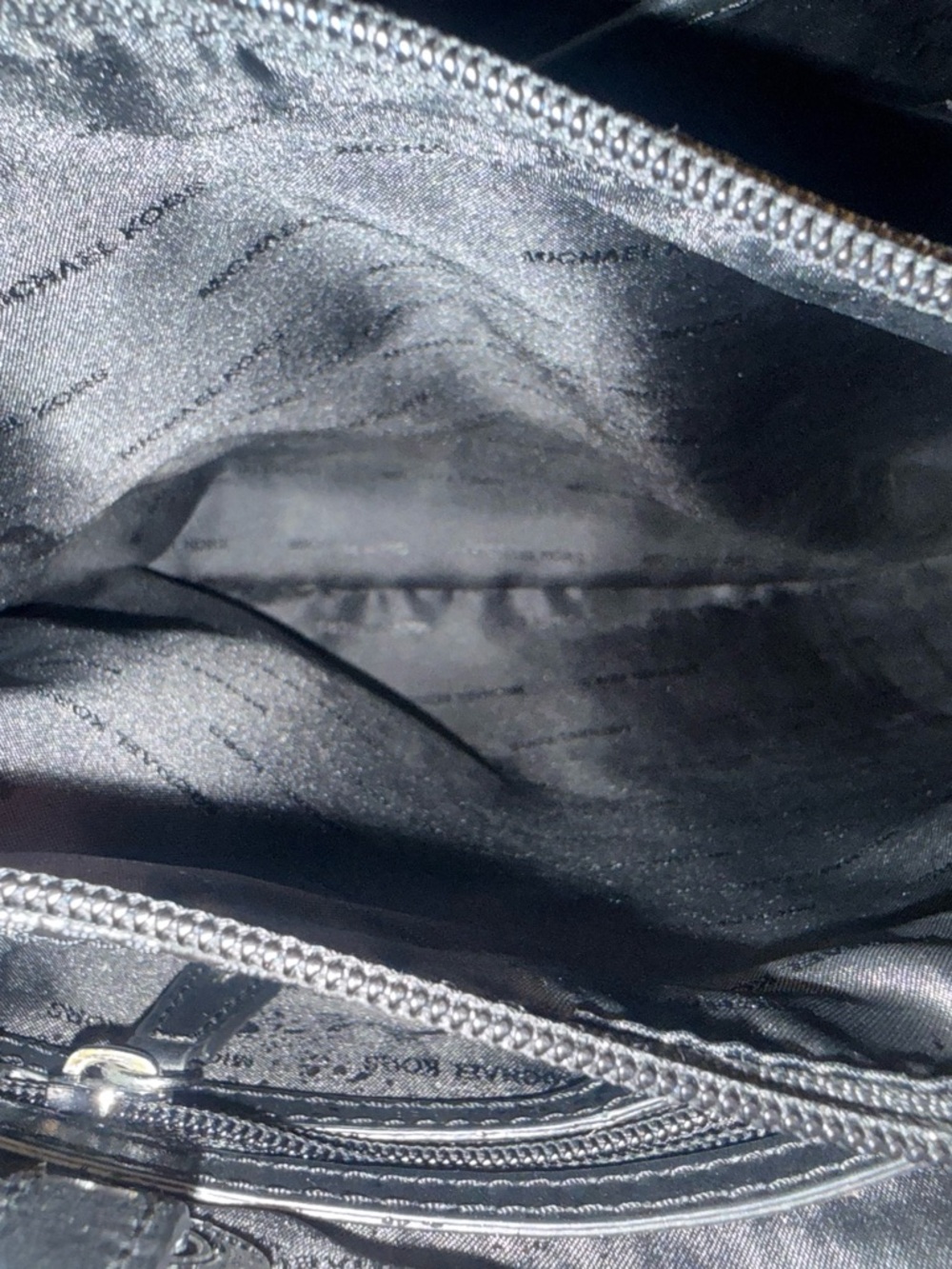 Michael Kors Black and Gray Signature Tote - Picture 7 of 13